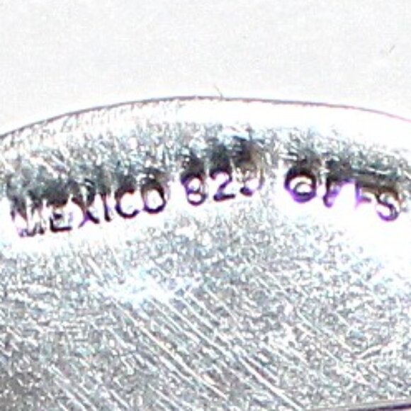 Vintage Sterling Silver Women Friends Brooch 6 grams EFS - Picture 4 of 5